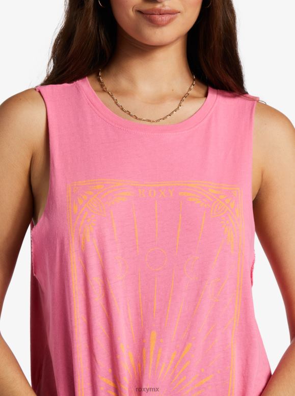 Roxy mujer levántate camiseta sin mangas 68XP088