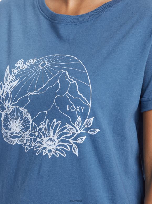 Roxy mujer playera oversize con diseño de día de montaña 68XP071