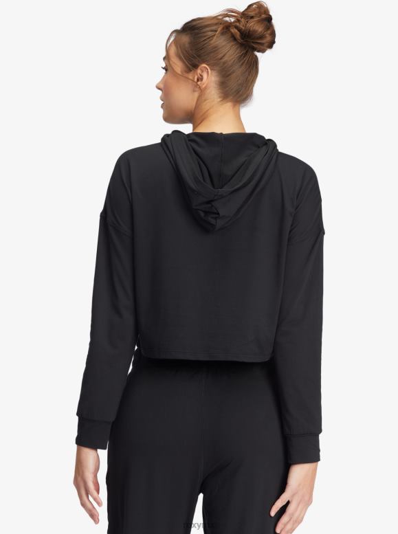 Roxy mujer sol podría brillar camiseta de manga larga con capucha 68XP0426