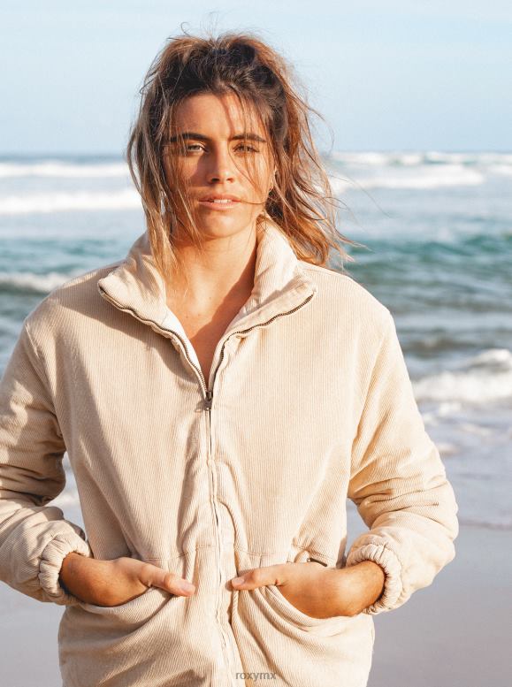 Roxy mujer cruzar la chaqueta del parque 68XP0444