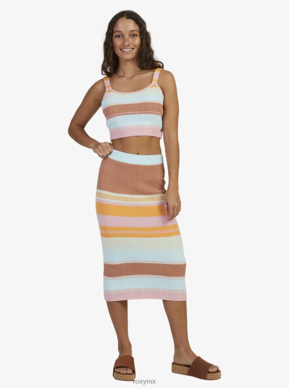 Roxy mujer falda ajustada de punto playa morning 68XP031