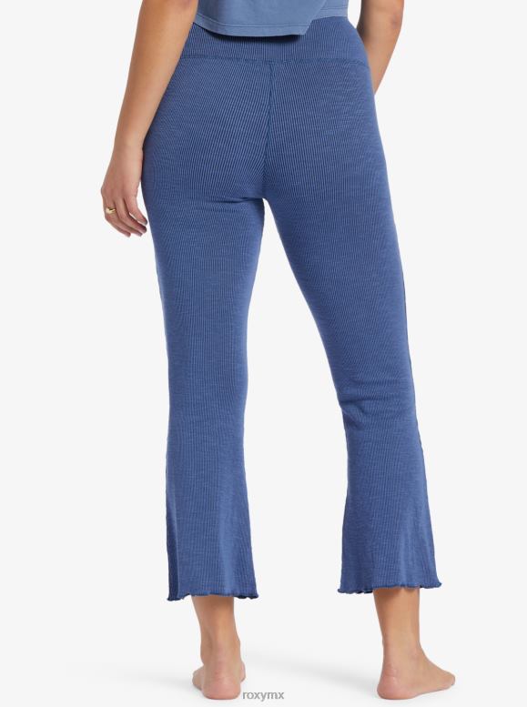 Roxy mujer pantalones acampanados de punto de cintura alta zuma 68XP0267
