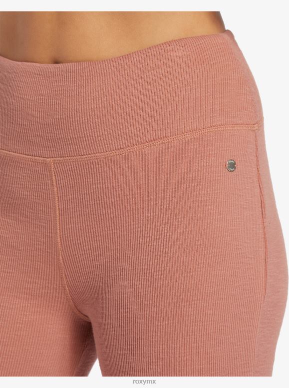 Roxy mujer pantalones acampanados de punto de cintura alta zuma 68XP0409
