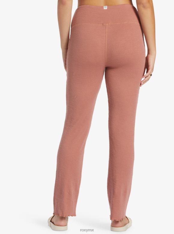 Roxy mujer pantalones acampanados de punto de cintura alta zuma 68XP0409