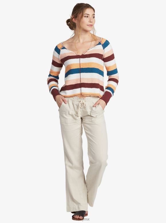 Roxy mujer pantalones acampanados oceanside 68XP0158