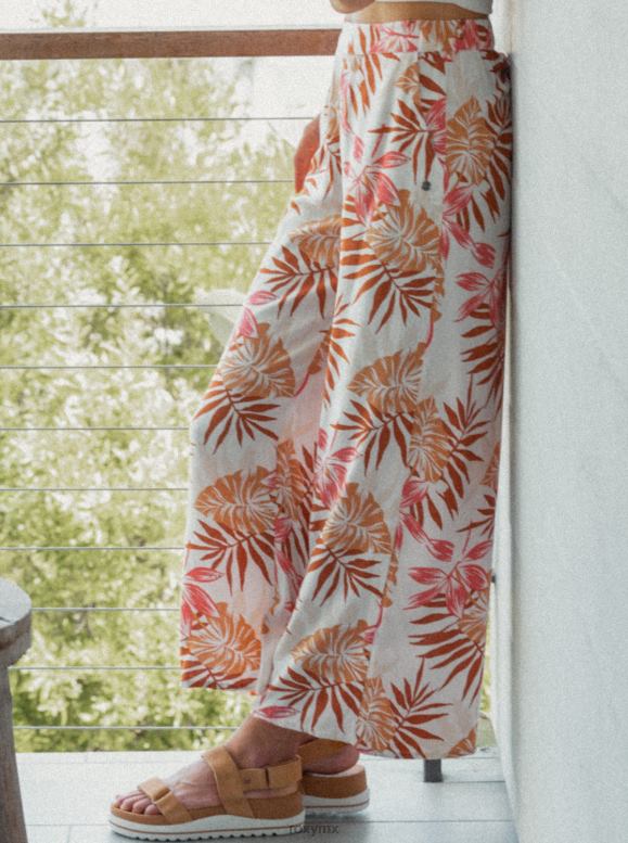 Roxy mujer pantalones anchos de la avenida de medianoche 68XP0567