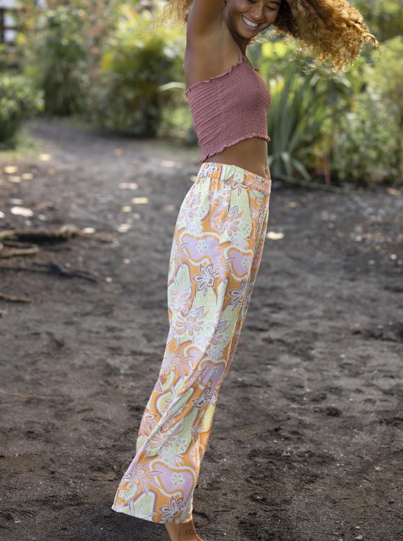 Roxy mujer pantalones de pierna ancha de la avenida de medianoche 68XP038