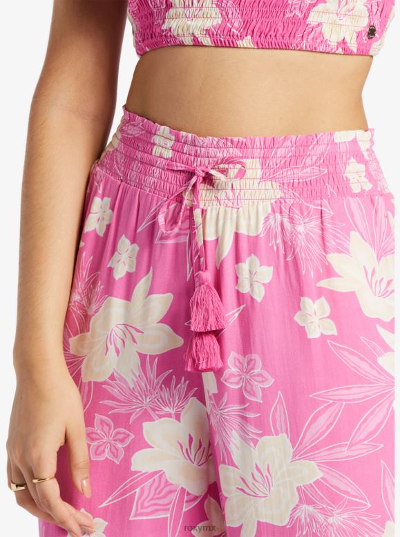 Roxy mujer pantalones de playa de ritmo tropical 68XP062