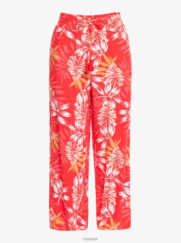 Roxy mujer pantalones de playa elásticos de ritmo lento 68XP0538