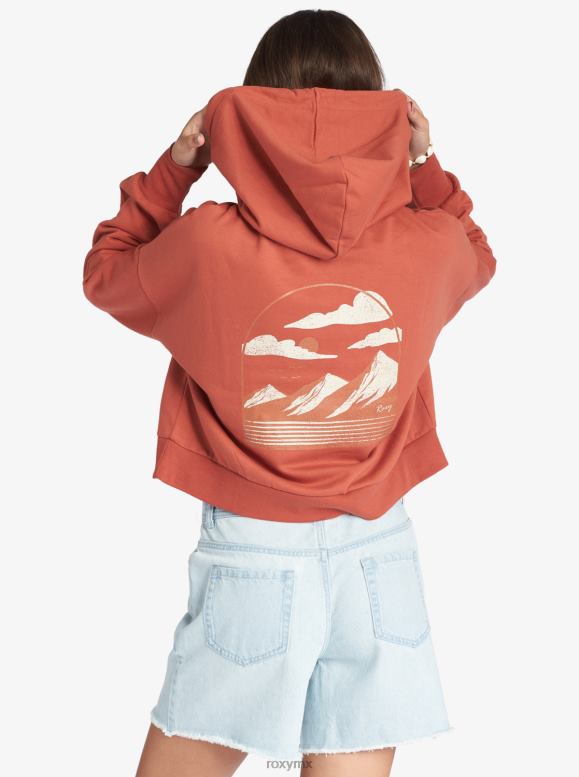 Roxy mujer caminata de la tarde sudadera con capucha 68XP0535