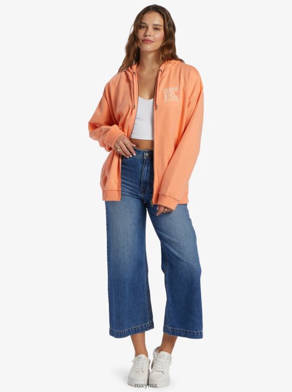 Roxy mujer caminata nocturna de gran tamaño una sudadera con capucha de gran tamaño 68XP0369