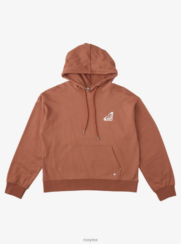 Roxy mujer caminata por la tarde e sudadera con capucha de manga larga 68XP0175