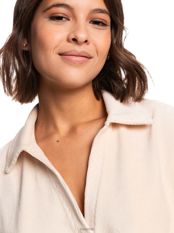 Roxy mujer on the road otra vez top de manga larga con cuello en v 68XP0531