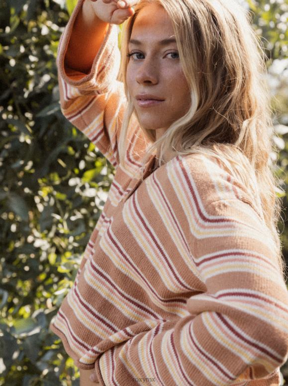 Roxy mujer poncho con capucha y detalle lateral 68XP0407