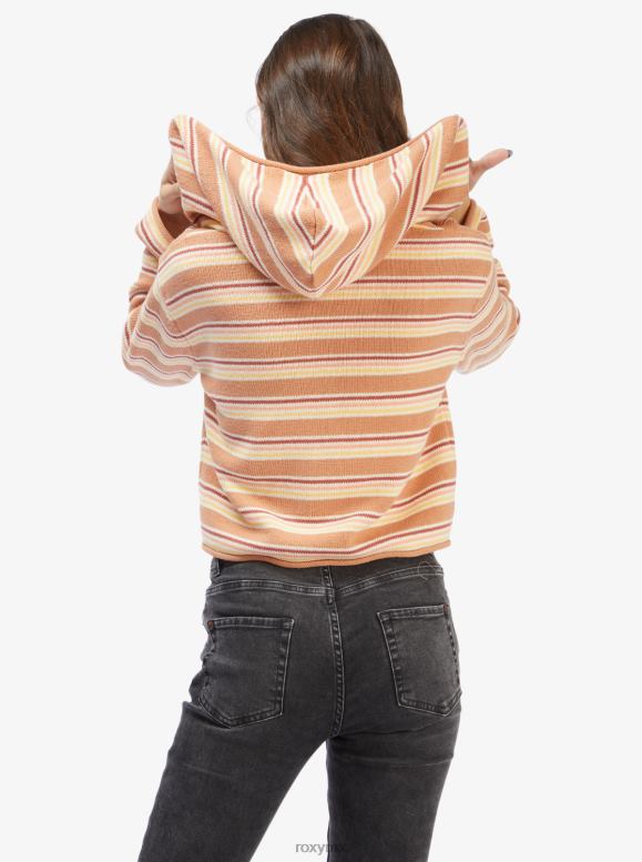 Roxy mujer poncho con capucha y detalle lateral 68XP0407