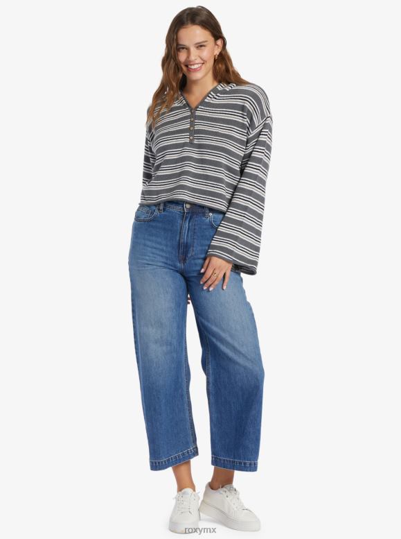 Roxy mujer poncho con capucha y detalle lateral 68XP0447