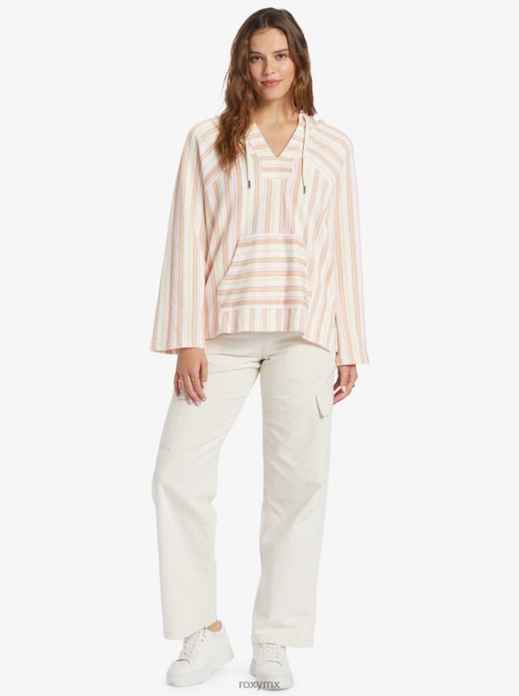 Roxy mujer sudadera con capucha estilo poncho salvaje y libre 68XP0346