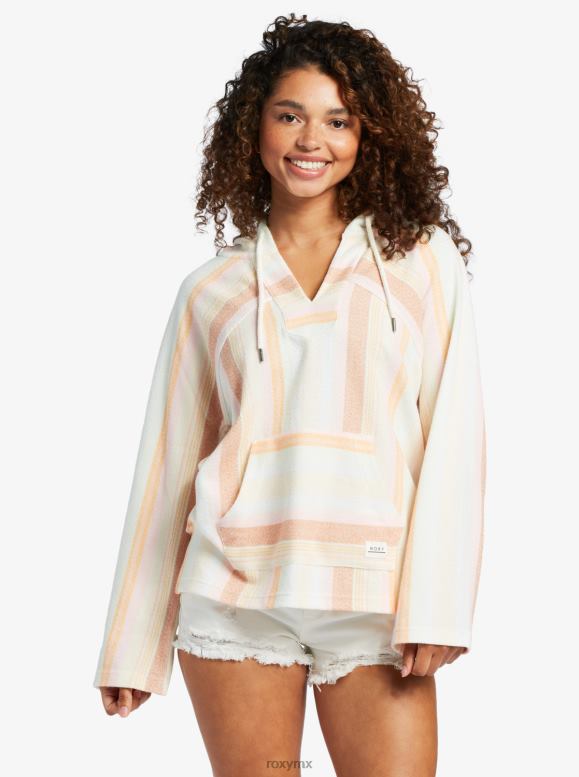 Roxy mujer sudadera con capucha estilo poncho salvaje y libre 68XP053