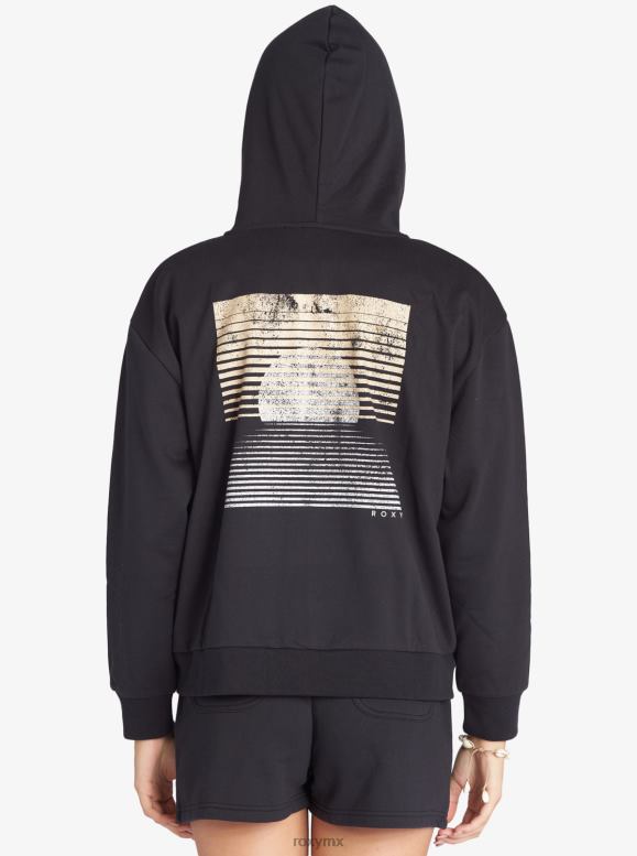 Roxy mujer sudadera con capucha y cierre de caminata nocturna 68XP0320