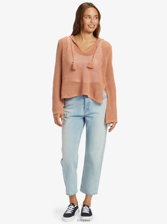 Roxy mujer sudadera corta con capucha after beach break 68XP0372