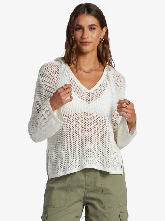 Roxy mujer sudadera corta con capucha after beach break 68XP078