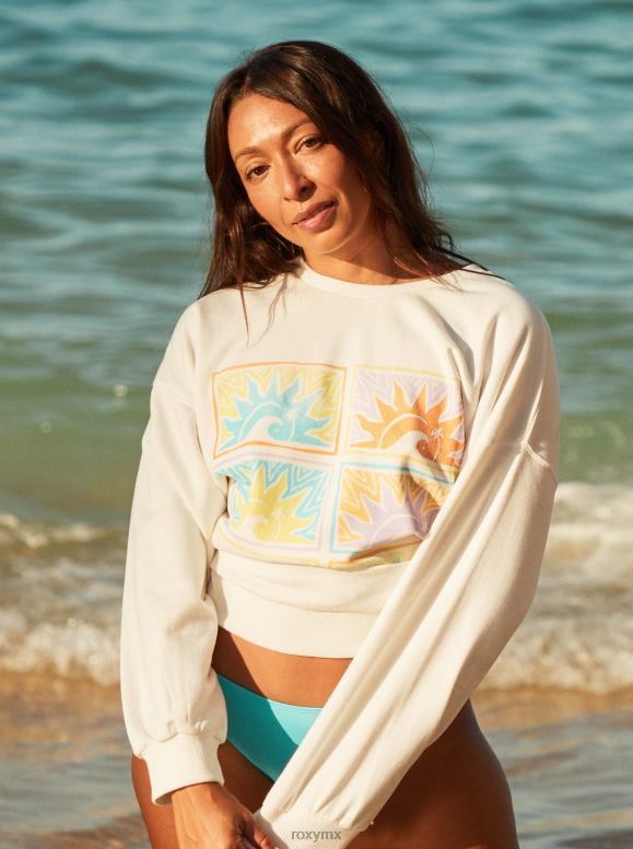 Roxy mujer sudadera de caminata matutina 68XP0165