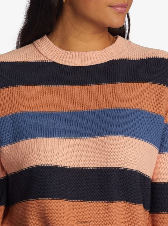 Roxy mujer sudadera estilo loft con rayas musicales 68XP0503