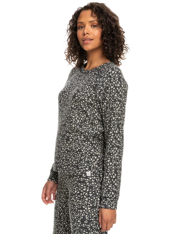 Roxy mujer top de manga larga con estampado de anclas 68XP0573