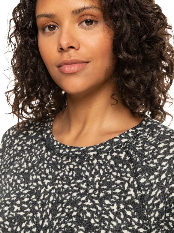 Roxy mujer top de manga larga con estampado de anclas 68XP0573