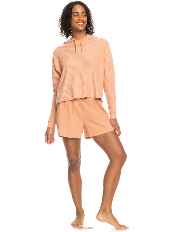 Roxy mujer twilight mood acogedora sudadera con capucha térmica 68XP0223