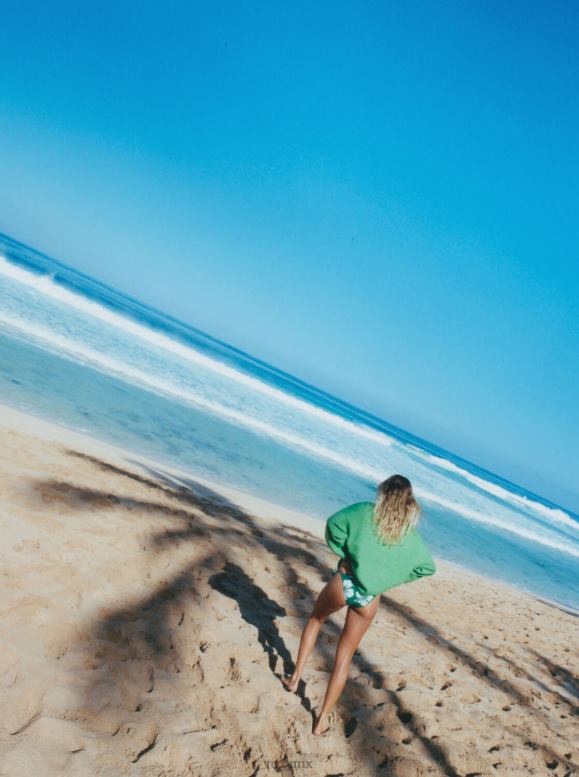 Roxy mujer jersey oversize de little dume 68XP02