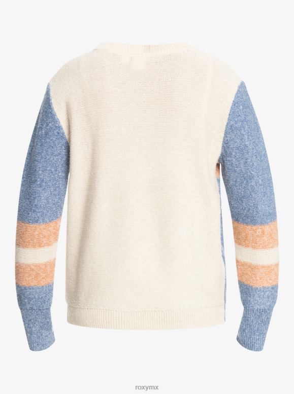 Roxy mujer suéter a rayas con surcos reales 68XP0491