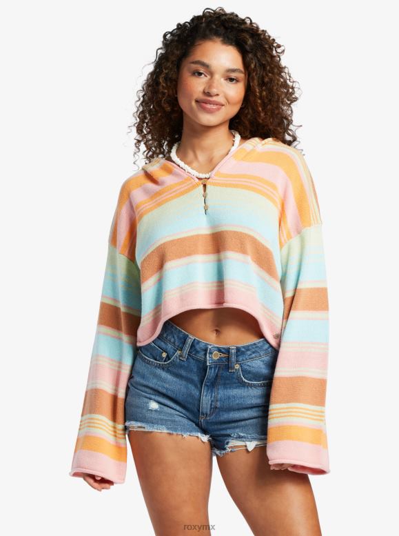 Roxy mujer suéter corto con capucha de Sunbaked Shores 68XP095