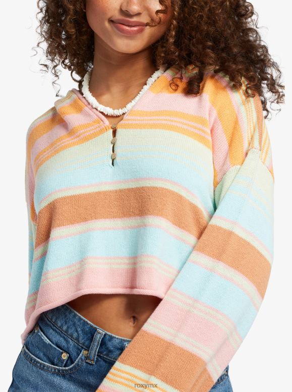 Roxy mujer suéter corto con capucha de Sunbaked Shores 68XP095