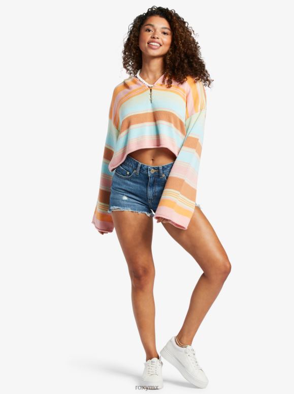 Roxy mujer suéter corto con capucha de Sunbaked Shores 68XP095