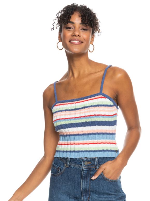 Roxy mujer top de tubo tejido a rayas con el signo de los sueños 68XP0458