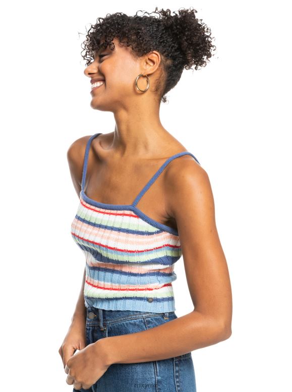 Roxy mujer top de tubo tejido a rayas con el signo de los sueños 68XP0458