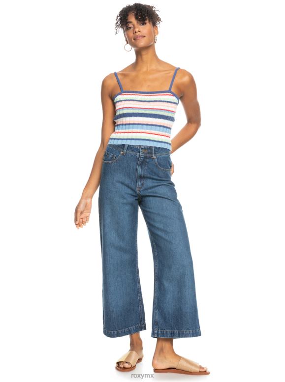 Roxy mujer top de tubo tejido a rayas con el signo de los sueños 68XP0458