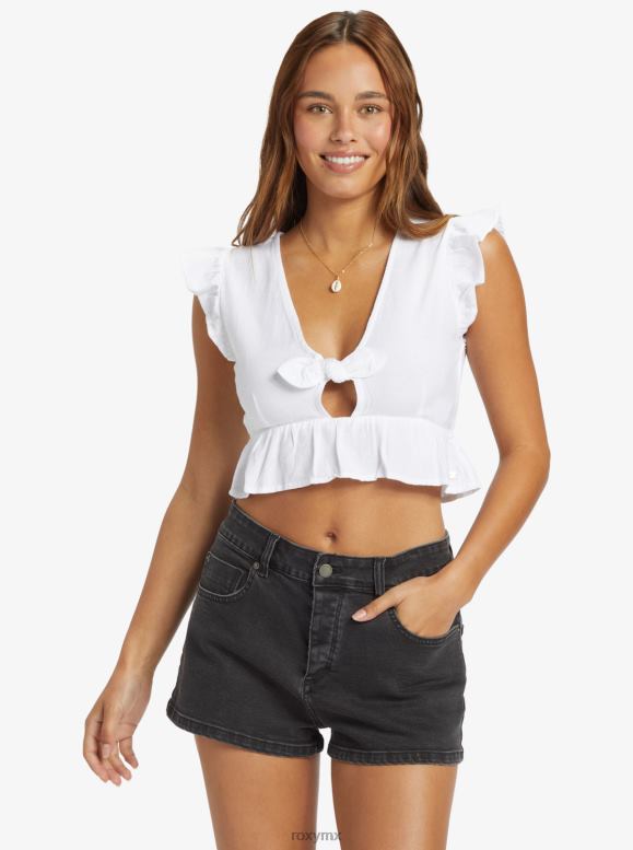 Roxy mujer Top corto de manga corta con el amor más dulce 68XP0215