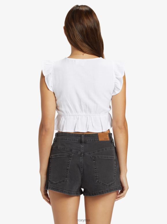 Roxy mujer Top corto de manga corta con el amor más dulce 68XP0215