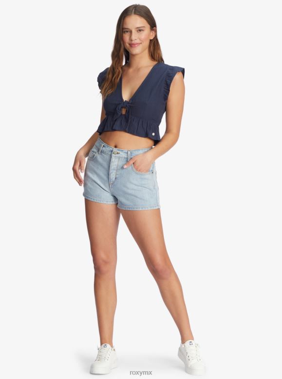 Roxy mujer Top corto de manga corta con el amor más dulce 68XP0218