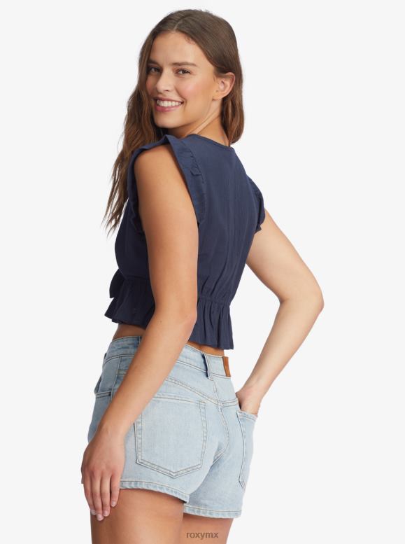 Roxy mujer Top corto de manga corta con el amor más dulce 68XP0218