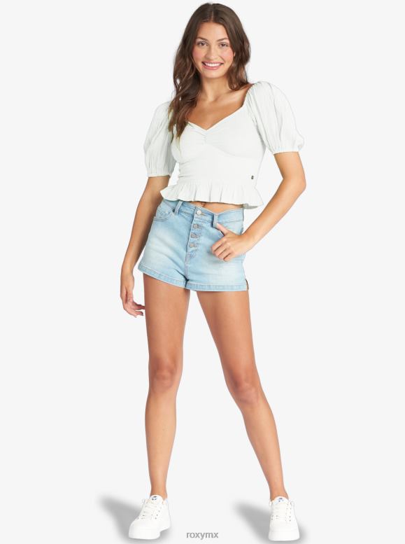 Roxy mujer Top tejido Life Mirage con mangas abullonadas 68XP0335