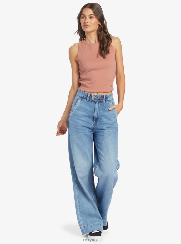 Roxy mujer camiseta sin mangas de punto alto vacay interminable 68XP0170