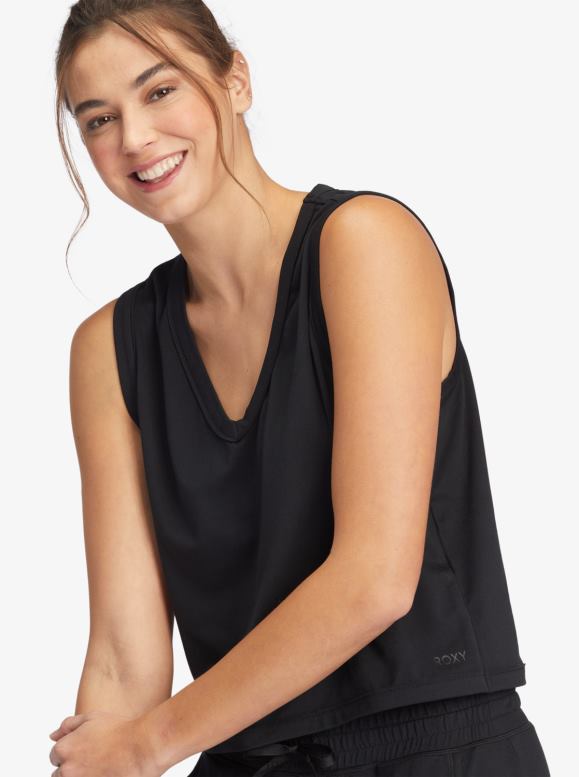 Roxy mujer sol podría brillar camiseta sin mangas con cuello en v 68XP0331