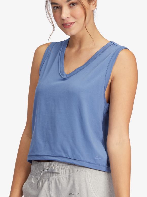 Roxy mujer sol podría brillar camiseta sin mangas con cuello en v 68XP0348