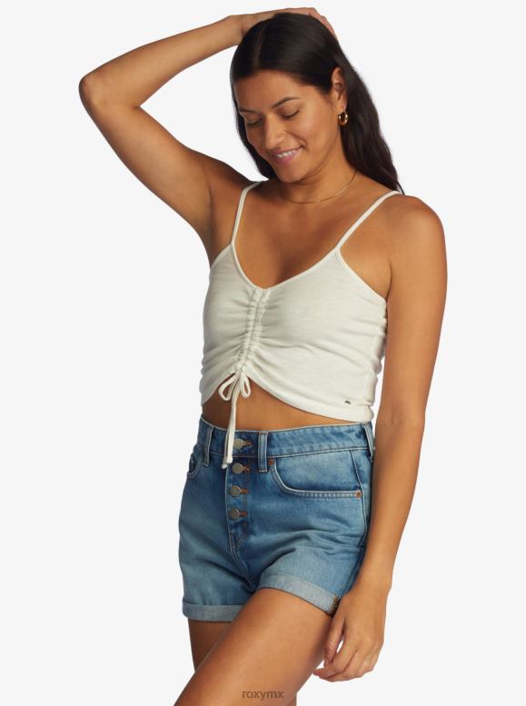 Roxy mujer top con cuello en V y sensación coqueta 68XP0456