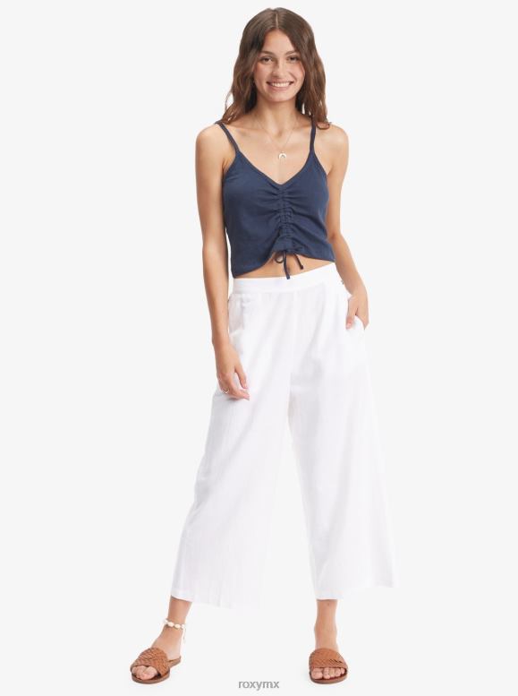 Roxy mujer top con cuello en V y sensación coqueta 68XP0516