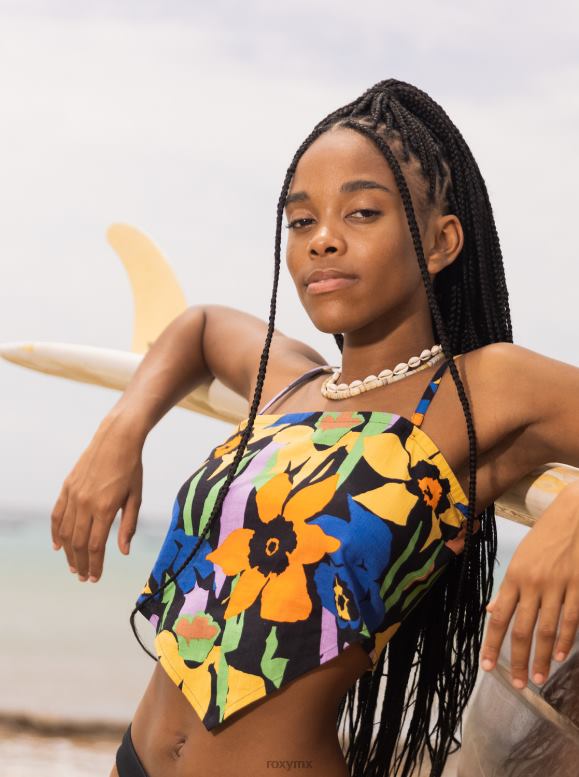 Roxy mujer top corto con tirantes de iconic place 68XP0154