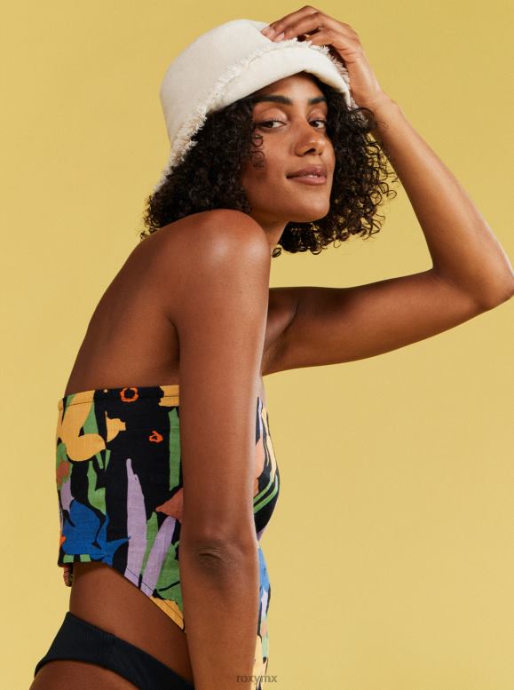 Roxy mujer top corto con tirantes de iconic place 68XP0154